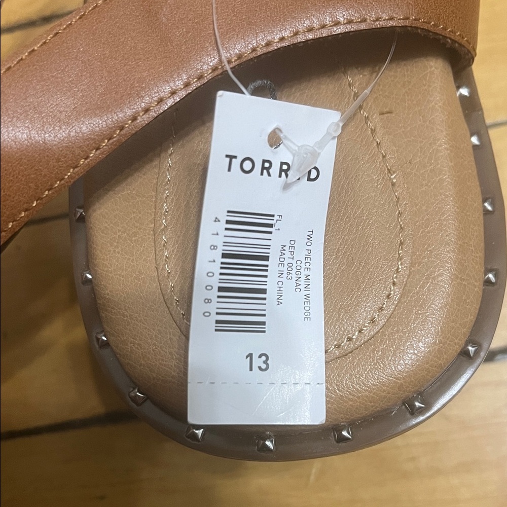 Torrid Brown Leather Sandals - Picture 6 of 6